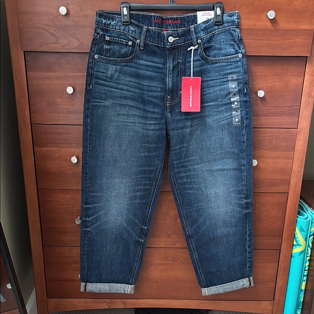 Lucky Brand Boy Mid Rise Relaxed Straight, 12 R, NEW! 😀
